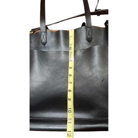 Madewell Medium Transport Tote in Black Pebbled Leather - Picture 15 of 16